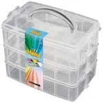 Hama 6750 - Sortierbox f&uuml;r B&uuml;gelperlen und Zubeh&ouml;r, gro&szlig;, 19x15x24cm