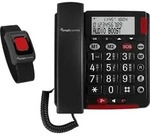 Amplicomms BigTel 50 Alarm Plus Schnurgebundenes Seniorentelefon f&uuml;r H&ouml;rger&auml;te