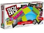 Tech Deck, Neon Mega Park X-Connect Creator, anpassbares Rampenset mit zwei