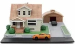 JADA TOYS F&F Nano Dom's House Display Diorama 1:24 Modellauto