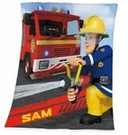 Feuerwehrmann Sam 7570401035 - Fleecedecke, 130x160 cm, 100% Polyester