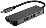 VALUE USB Typ C Dockingstation, HDMI 4K, 2x USB Typ A + Typ C PD
