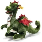 Steiff 067198 - Drache Rocky, gr&uuml;n/mehrfarbig, 32 cm