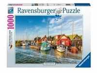 Ravensburger Puzzle - Romantische Hafenwelt von Ahrenshoop - Deutschland Collection