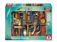 Schmidt 59991 - Charles Wysocki, Katze, Frederick, der Literat, Puzzle, 1000...