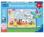 Puzzle Ravensburger Peppas Abenteuer 2 X 12 Teile