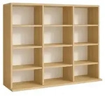 Holz CD DVD Standregal B&uuml;cherregal Regal Megosa L