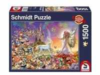 Schmidt 58994 - Märchenhaftes Zauberland, Puzzle, 1500 Teile