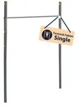 HUDORA 64003 - Turnreck Fabian Pro Single, Breite: 123 cm, Turnstange