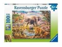 Ravensburger Kinderpuzzle - Afrikanische Savanne - 100 Teile Puzzle für Kinder ab 6