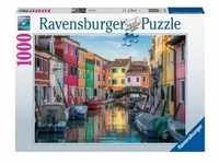 Ravensburger 17392 - Burano in Italien, Puzzle, 1000 Teile