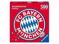 Ravensburger 17452 - FC Bayern München, FC Bayern Logo, Rekordmeister-Puzzle,