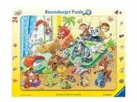 Ravensburger 05662 - Im Tierkindergarten, Rahmenpuzzle, 24 Teile