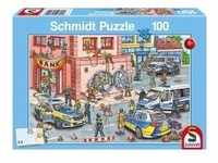 Schmidt 56450 - Polizeieinsatz, Kinderpuzzle, 100 Teile