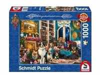 Schmidt 59988 - Brigid Ashwood, Party in der Bibliothek, Puzzle, 1000 Teile