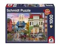 Schmidt 58989 - Schiff im Hafen, Puzzle, 1000 Teile