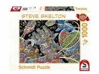 Schmidt 59967 - Steve Skelton, Weltall-Kolonie, Puzzle, 1000 Teile