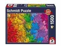Schmidt 58993 - Bunter Blätterwald, Puzzle, 1500 Teile