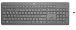 HP 230 Kabellos Tastatur Deutsch, QWERTZ Schwarz