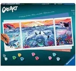 CreArt Premium Triptychon - Farbenfrohe Unterwasserwelt
