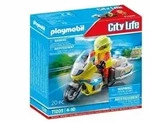 PLAYMOBIL&reg; City Life 71205 Notarzt-Motorrad mit Blinklicht