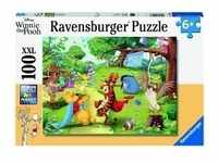 Ravensburger 12997 - Winnie the Pooh, Die Rettung, Kinderpuzzle, 100 XXL-Teile