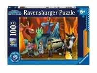 Ravensburger 13379 - Dragons, Die 9 Welten, Puzzle, 100 XXL-Teile
