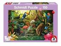 Schmidt 56456 - Urwaldbewohner, Kinderpuzzle, 150 Teile