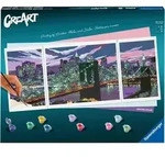 CreArt Premium Triptychon - Skyline von New York