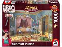 Schmidt 59976 - June's Journey, June’s Schlafzimmer, Secret Puzzle, 1000 Teile