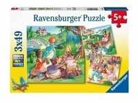 Ravensburger Kinderpuzzle - Kleine Prinzessinnen - 3x49 Teile Puzzle für...