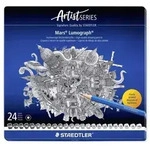 STAEDTLER Mars Schreib- und Zeichbedarf Mars Lumograph 100 Zeichenbleistift, 24er Set