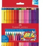 Faber-Castell Filzstifte Grip Colour Marker, 30er Set