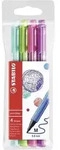 STABILO Filzschreiber - pointMax - 4er Pack - Designfarben - eisgr&uuml;n,...