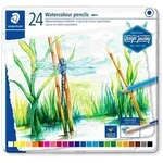 STAEDTLER Schreib- und Zeichbedarf 146 10C Wasservermalbarer Farbstift, 24er Set