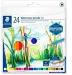 STAEDTLER Aquarellstifte 146 10C wasservermalbar, 24er Set