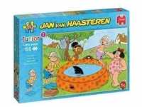Jumbo 20078 - Jan van Haasteren, Planschbecken-Steiche, Comic-Puzzle, 150 Teile