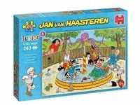 Jumbo 20079 - Jan van Haasteren, Das Tier-Karussell, Comic-Puzzle, 240 Teile