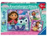 Kinderpuzzle 3x49 Teile - Gabby's Dollhouse - Spielzeit mit Gabby