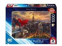 Schmidt 57590 - Thomas Kinkade, DC: Superman-Protector of Metropolis, Puzzle, 1000