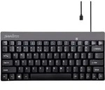 Perixx USB Tastatur Deutsch, QWERTZ Schwarz USB-Anschluss