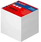 Herlitz Notizklotz geleimt 900 Blatt 9x9cm wei&szlig;