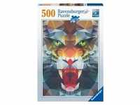 Ravensburger Puzzle - Löwe aus Polygonen - 500 Teile