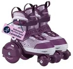 HUDORA 22061 - Rollschuh My First Quad, lavender, Gr. 26-29