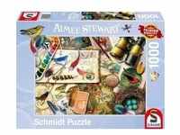 Schmidt 57582 - Aimee Stewart, Aufgetischt: Vogelbeobachtung, Puzzle, 1000 Teile
