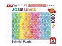 Schmidt 57579 - Josie Lewis, Kunterbunte Dreiecke, Puzzle, 1000 Teile