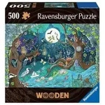 WOODEN Puzzle - Fantasy Forest - Holzpuzzle f&uuml;r Erwachsene mit 500 Teilen