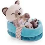 NICI - Sleeping Pets - K&auml;tzchen Siamkatze 12cm im K&ouml;rbchen