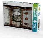 CALVENDO Puzzle Alter Picknickkorb 1000 Teile Lege-Gr&ouml;&szlig;e 64x48cm Foto-Puzzle f&uuml;r