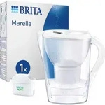 Brita Marella 125219 Wassersparfilter-Set 2.4l Wei&szlig;